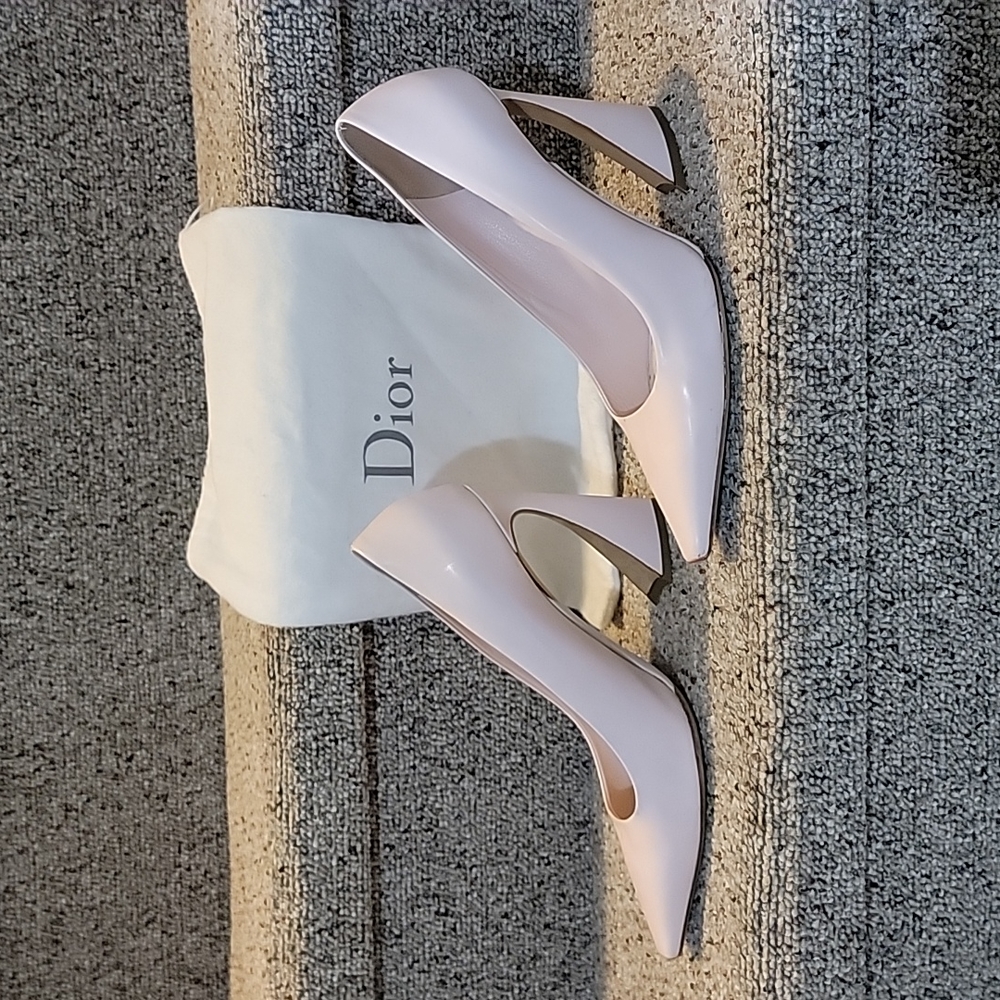 Christian Dior pink heels italian size 42